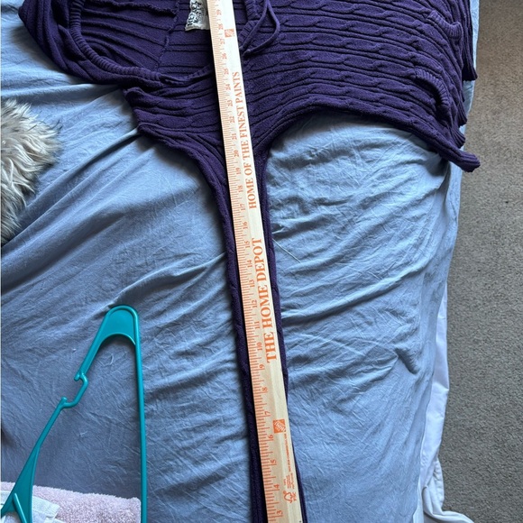 Reflex No. 717 Los Angeles California 1997 Women’s Purple Knit Jacket Medium - Picture 9 of 11